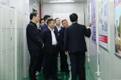 宜春市电子信息产业链招商小分队莅临吉林瀚宇智能电器研发有限公司参观调研